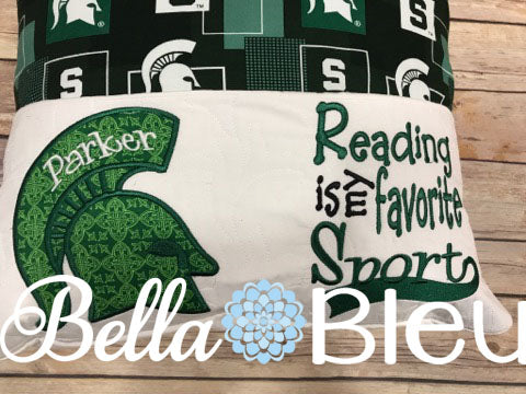 Michigan State University Reading Pillow Officially Licensed