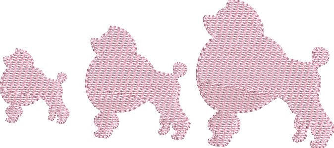 Poodle Dog Mini Design