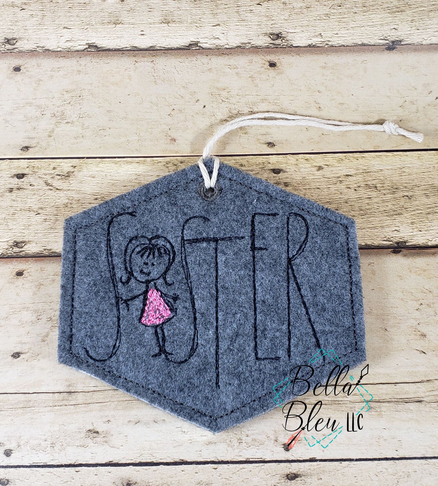 ITH Scribble Sister Christmas Ornament