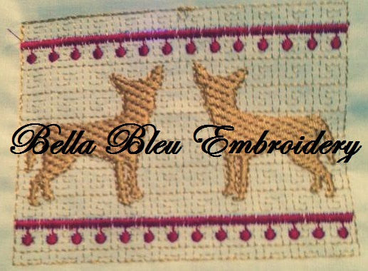 Faux Smocking Chihuahua Dog Machine Embroidery Design