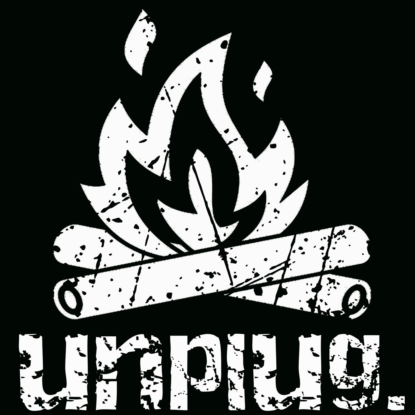 Unplug Campfire Camping svg png jpg file