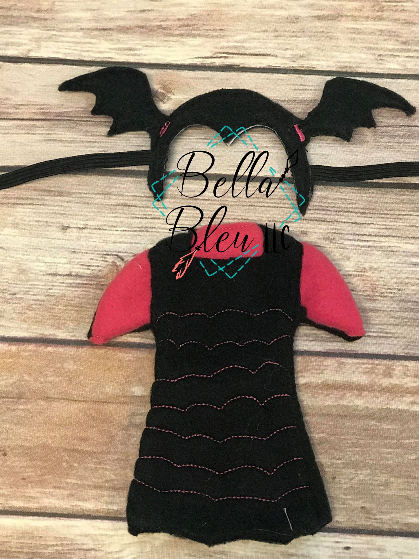 Inspired Vamperina Costume ITH Elf Sweater Shirt machine embroidery design