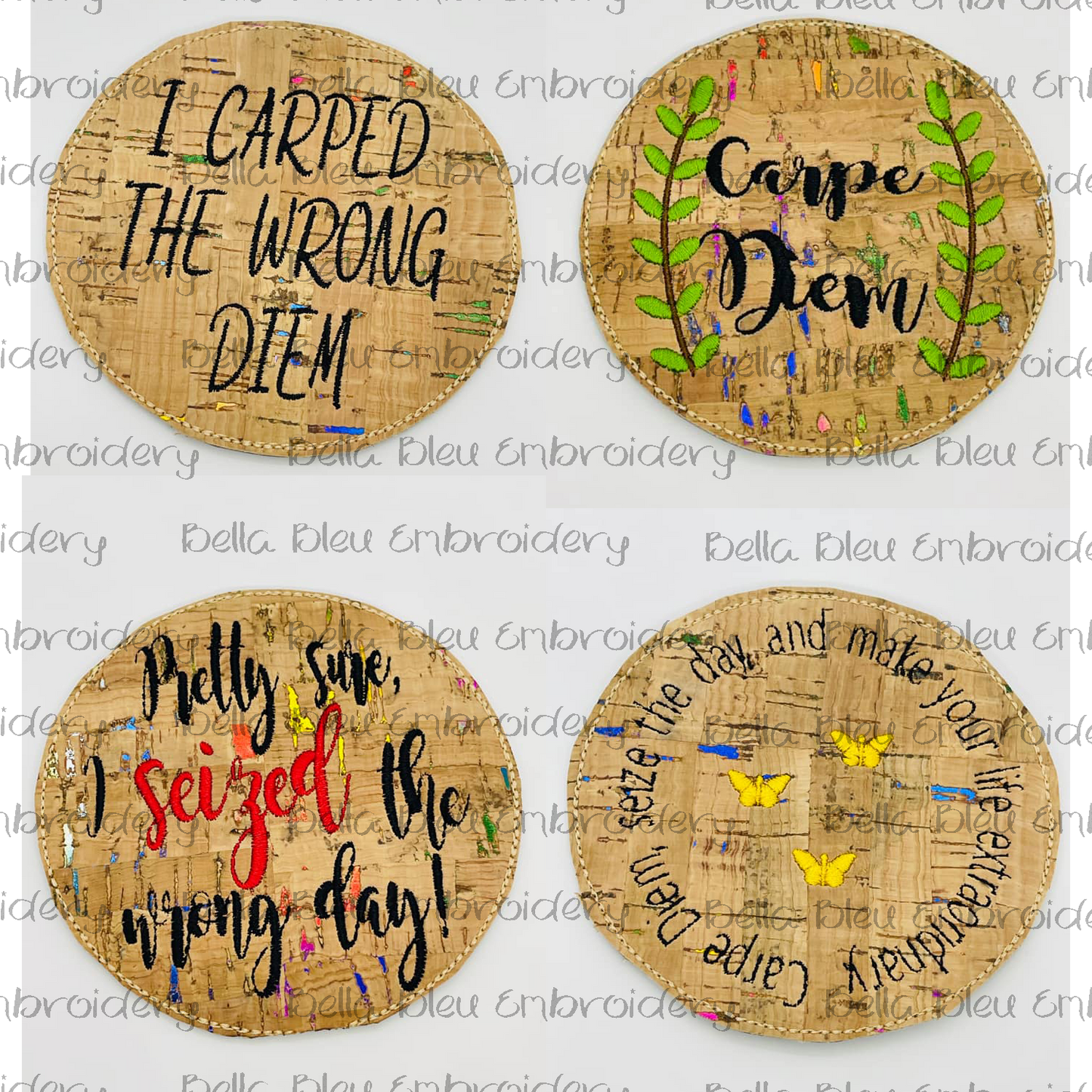 ITH Wine Therapy Coasters Set 2