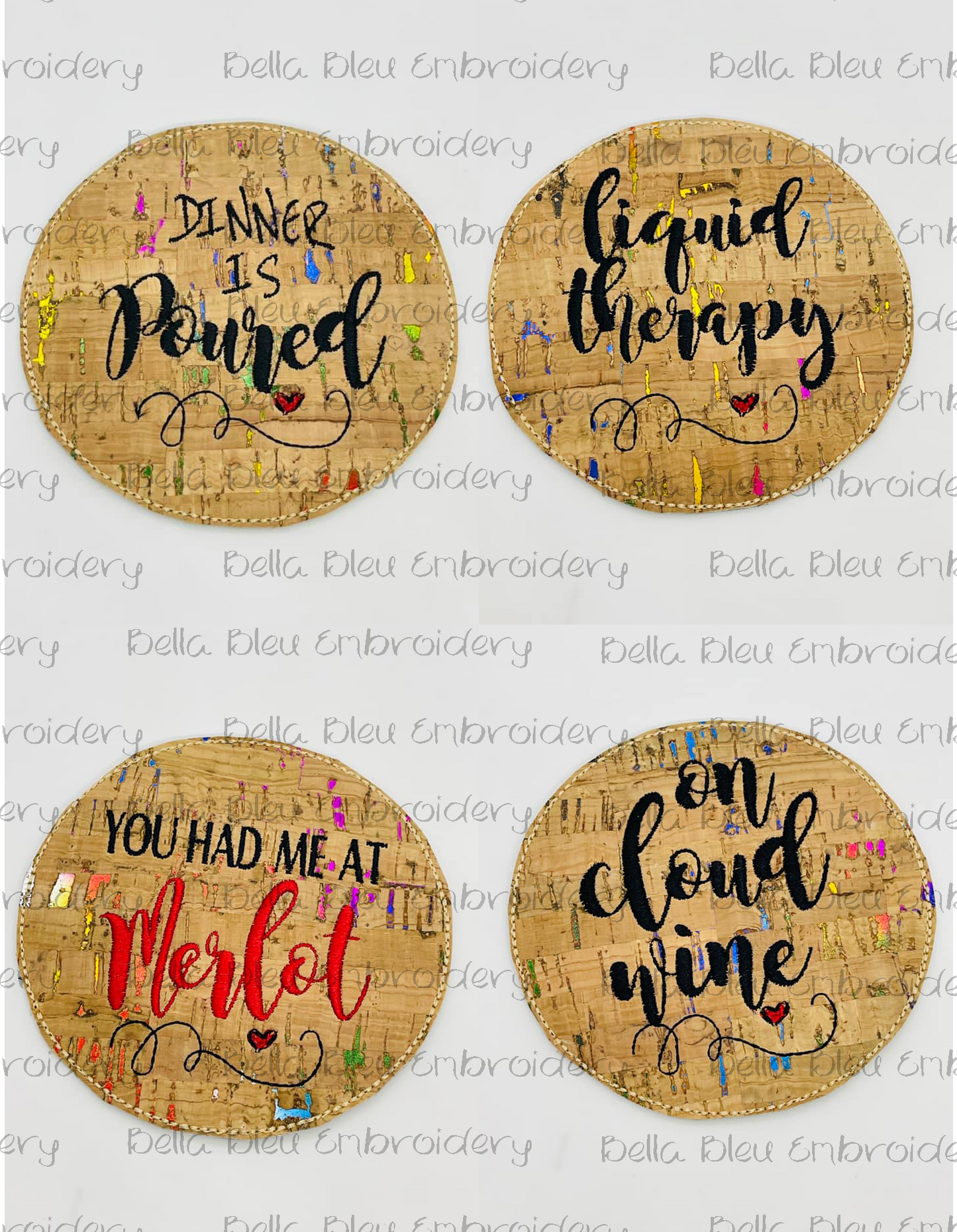 ITH Wine Therapy Coasters Set